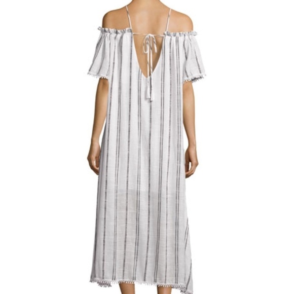 NWOT Red Carter Isla Stripe Maxi Swim Cover-Up - Picture 2 of 10